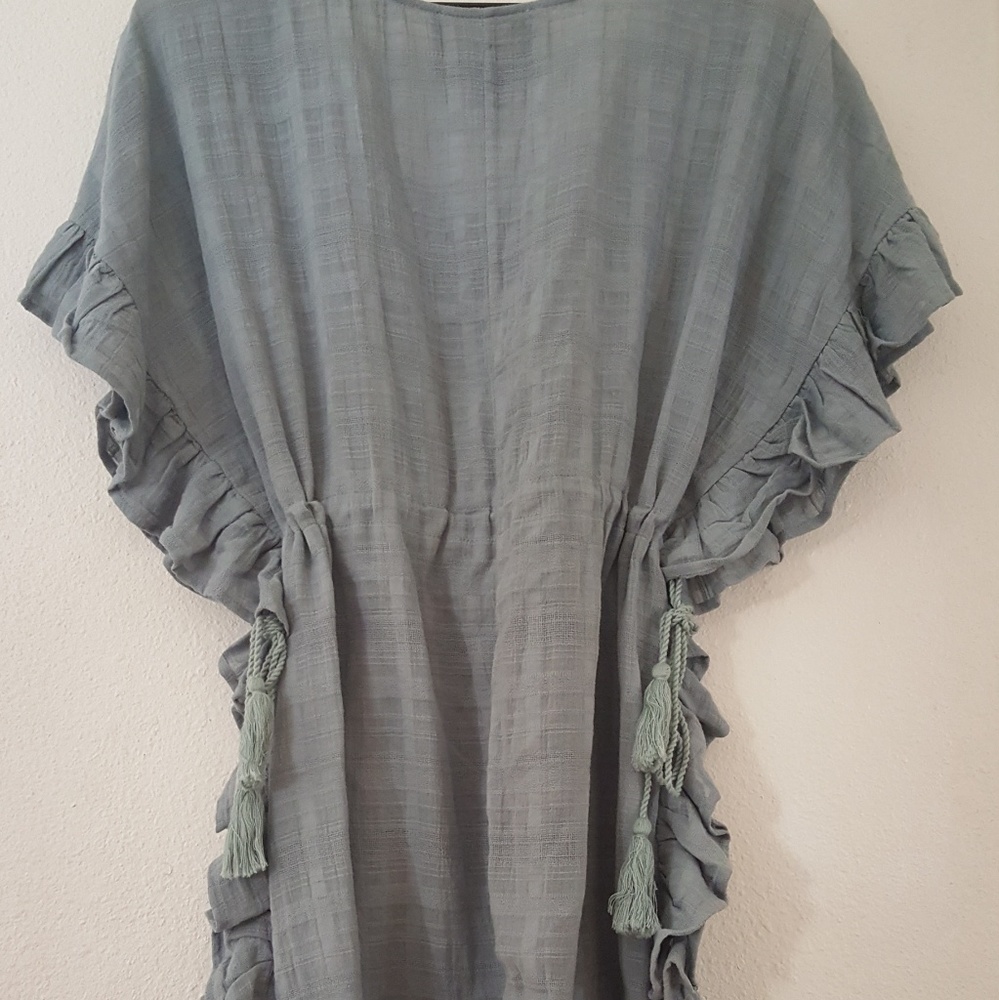 Anthropologie James Coviello Ruffle Cover Dress - Picture 5 of 6